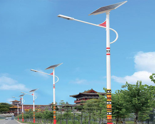 曲松民族特色路灯