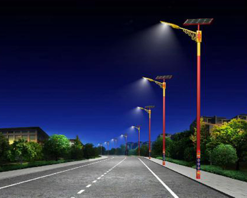 曲松民族特色路灯