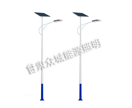 曲松复兴号太阳能led路灯